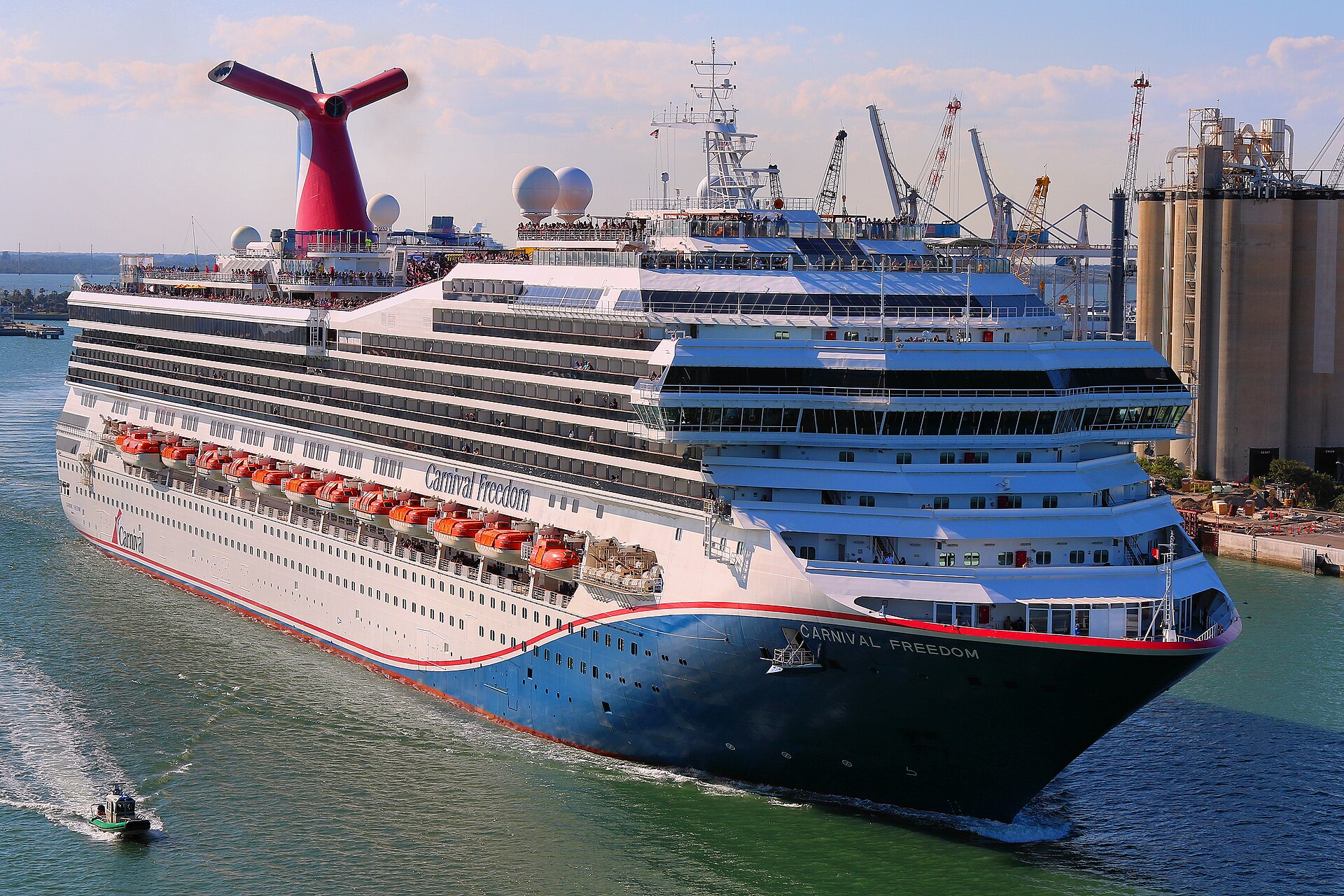 Carnival Freedom’s Funnel Caught Fire Twice. Now It Has a Third Whale Tail, and It’s Shorter